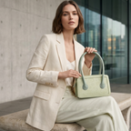 Cute Long Handle Bag in Green