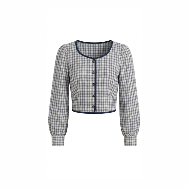 Checkered Crop Top