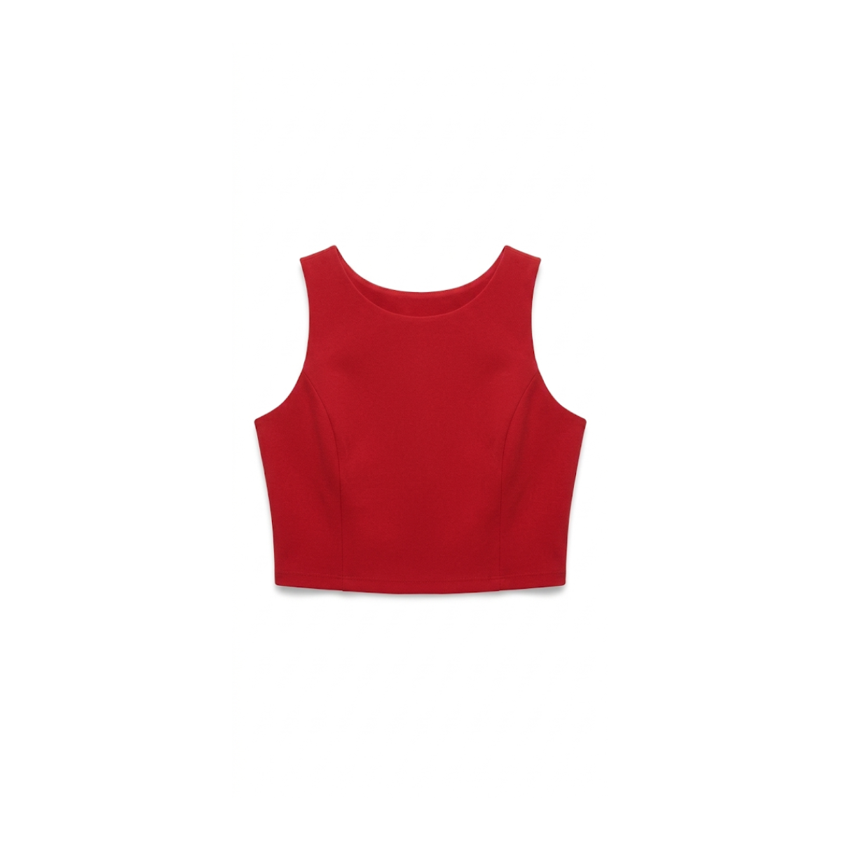 Classic Red Crop Top