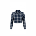 Plaid Crop Shirt