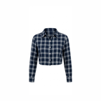 Plaid Crop Shirt