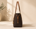 Michael Kors Voyager Signature Tote Bag – Brown
