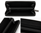 Gucci Kingsnake Print GG Supreme zip-around long wallet in Navy Blue