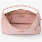 Nylon Soft hand Bag in Pink
