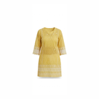 Yellow Short Kurta