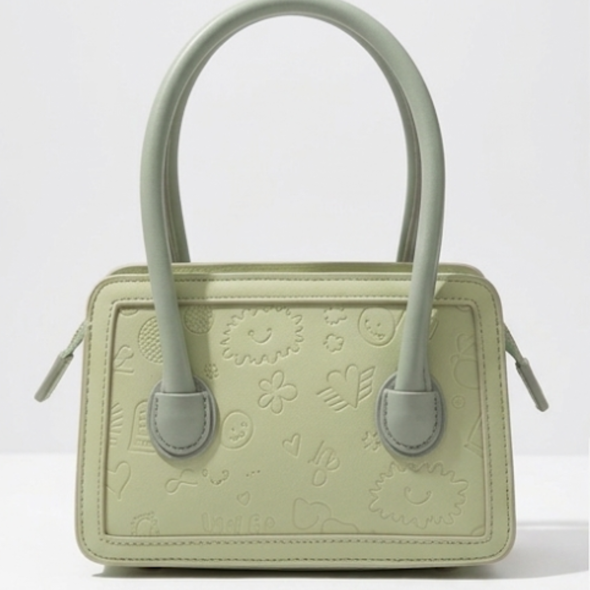 Cute Long Handle Bag in Green
