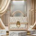 MKME sling Bag in Cream Colour