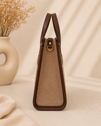 Natural Beige Ivory Weave Tote bag