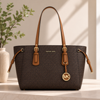 Michael Kors Voyager Signature Tote Bag – Brown