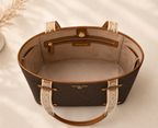 Michael Kors Brown Signature Canvas Tote