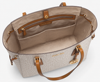 Michael Kors Voyager Signature Tote Bag – Vanilla