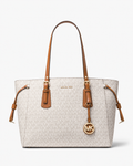 Michael Kors Voyager Signature Tote Bag – Vanilla