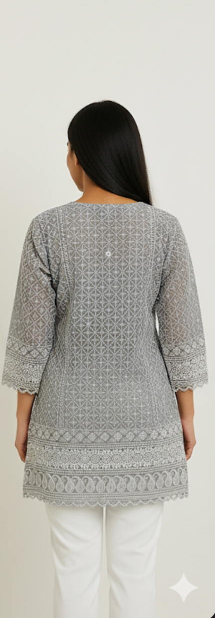 Black Short Kurta