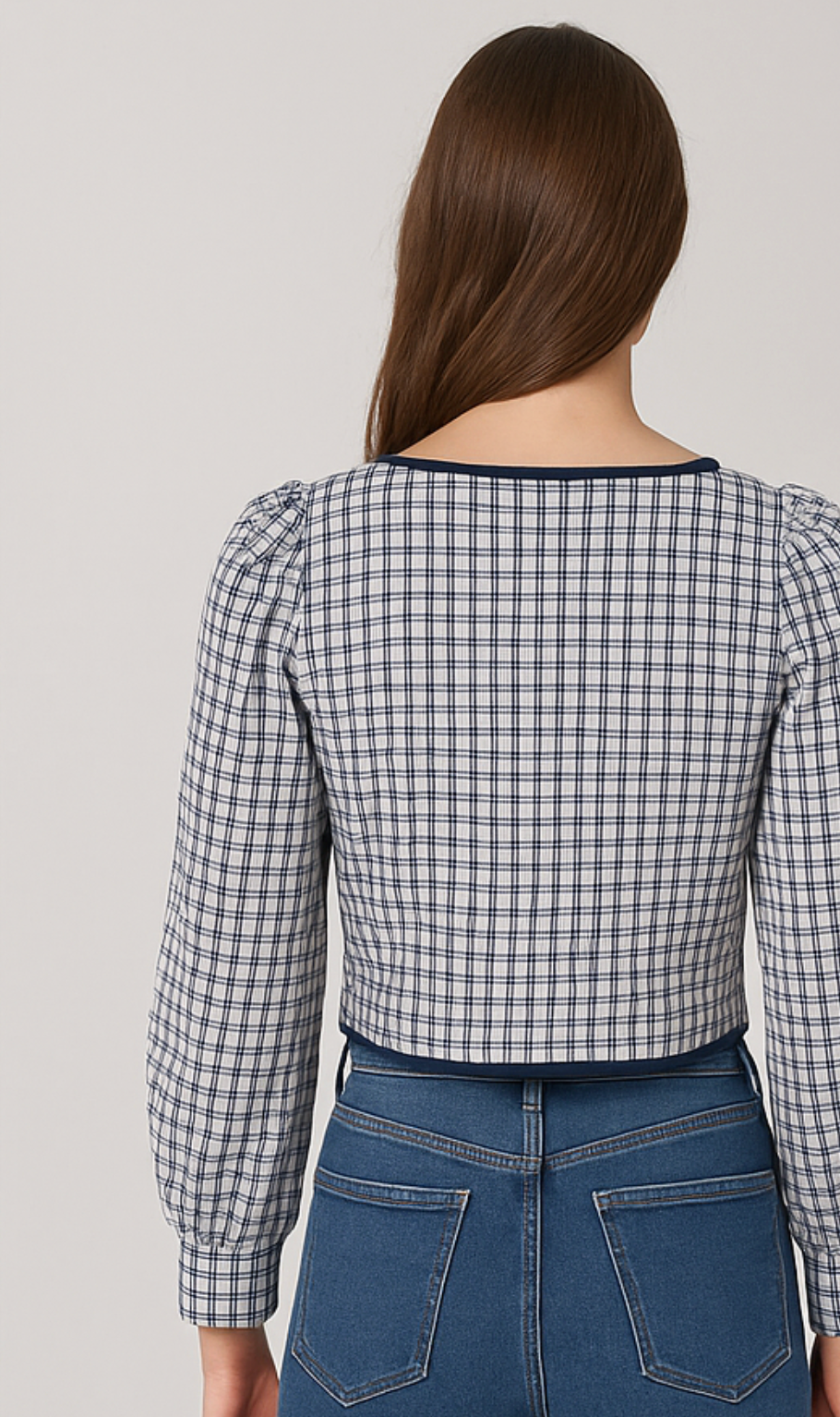 Checkered Crop Top