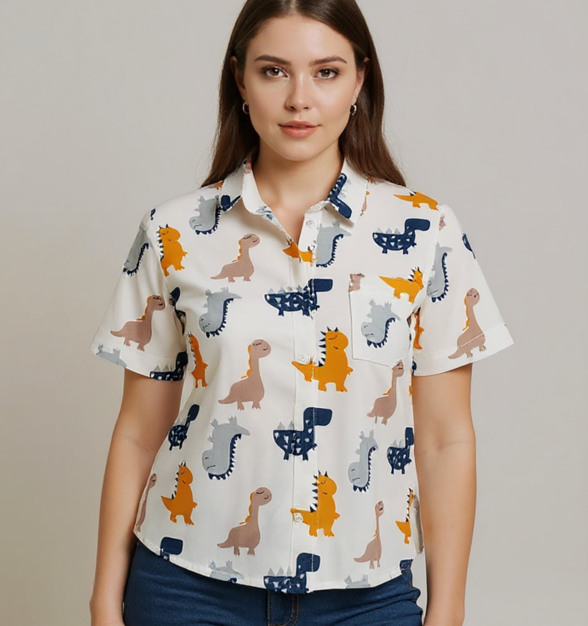 Dinosaur Print Shirt