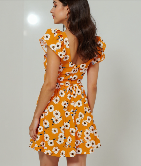 Floral Print Summer Dress