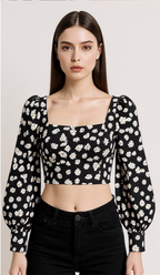 Floral Crop Top