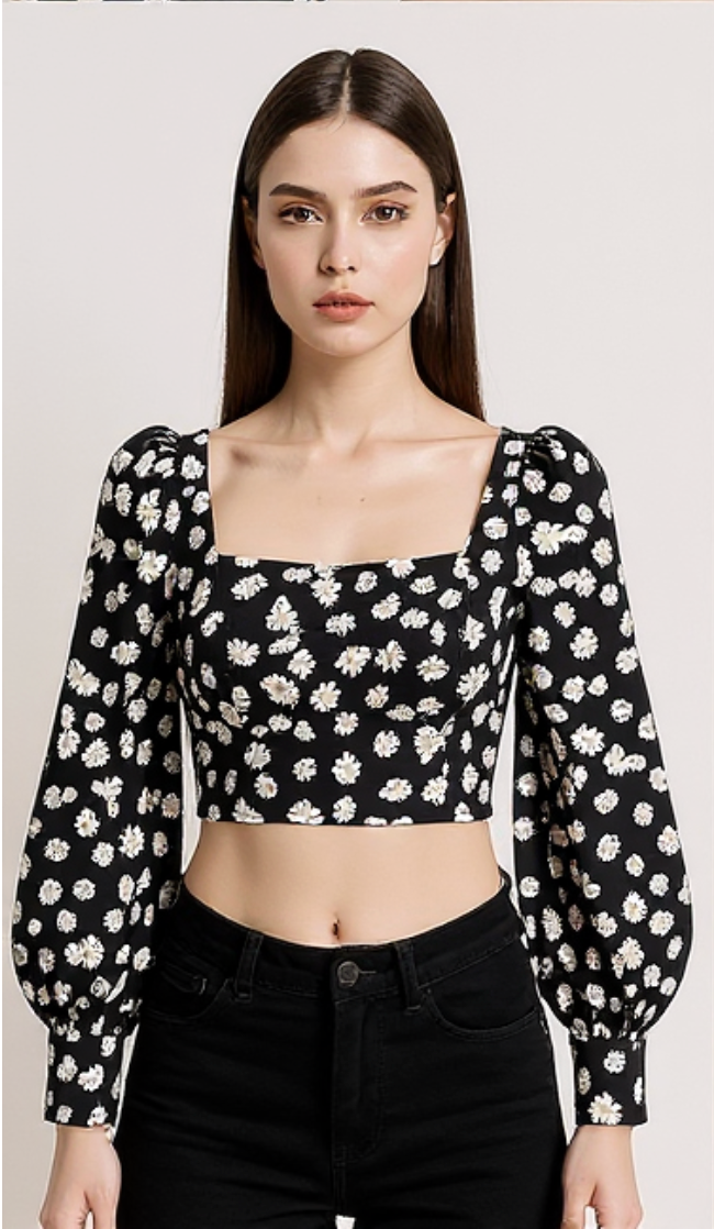 Floral Crop Top