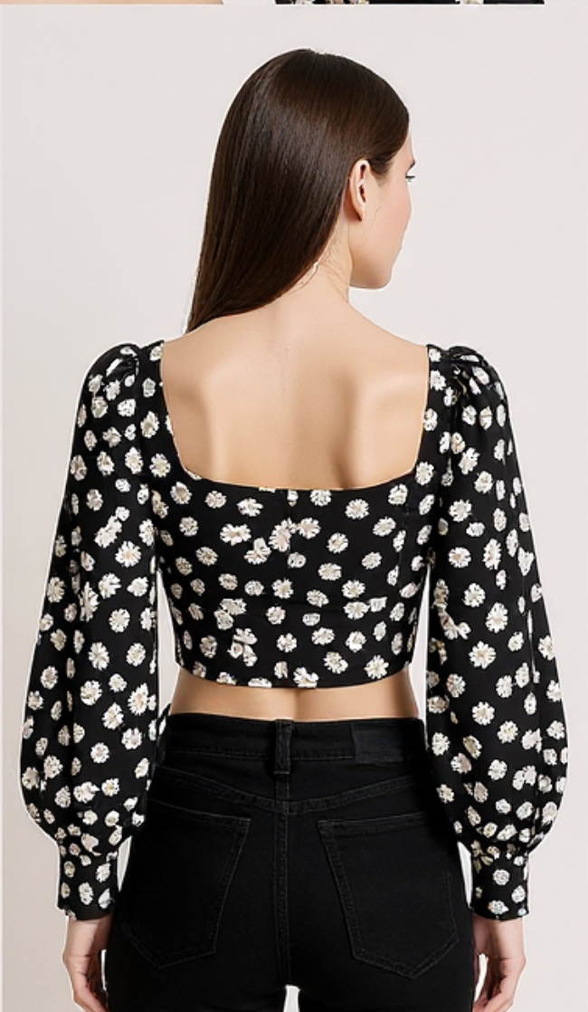 Floral Crop Top