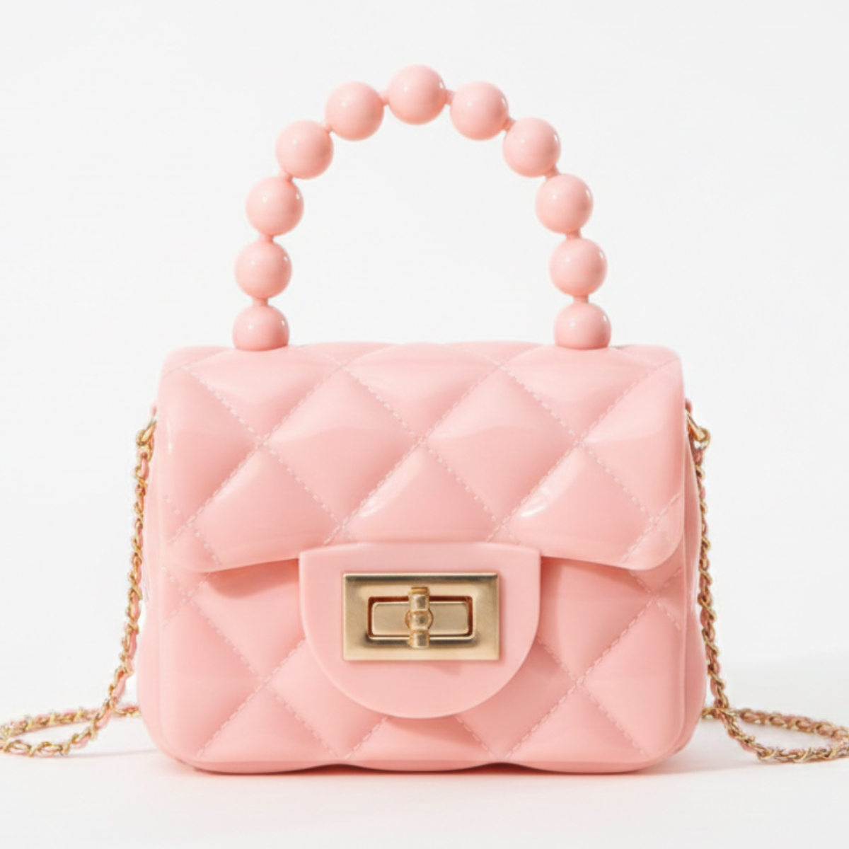 Mini Sling Bag in Orangish Pink