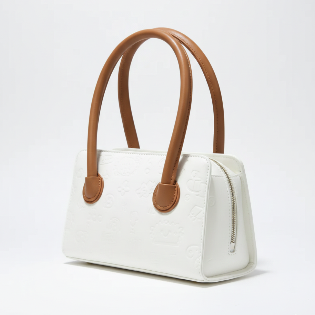Cute Long Handle Bag in Brown