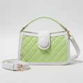 Quilted Shoulder Bag in Green