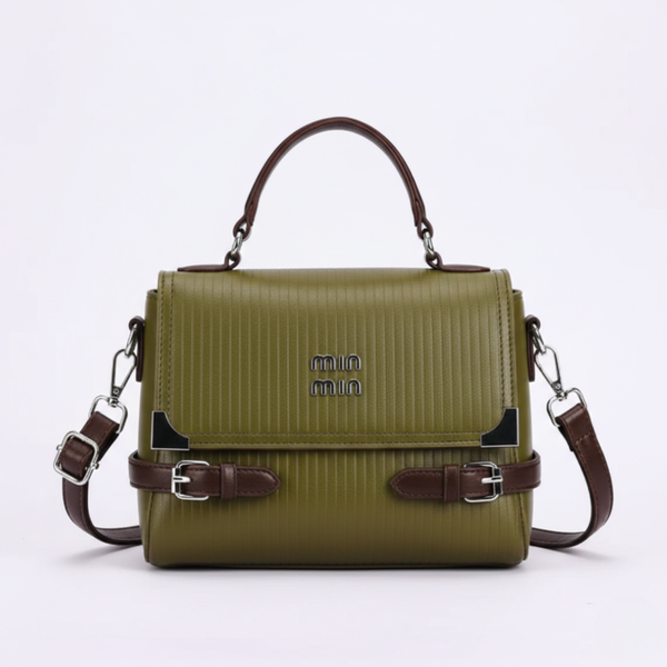 min min premium leather sling bag