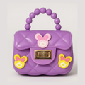 Mini Sling Bag with charms in Orchid