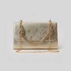 Clutch Hand Bag in Gold