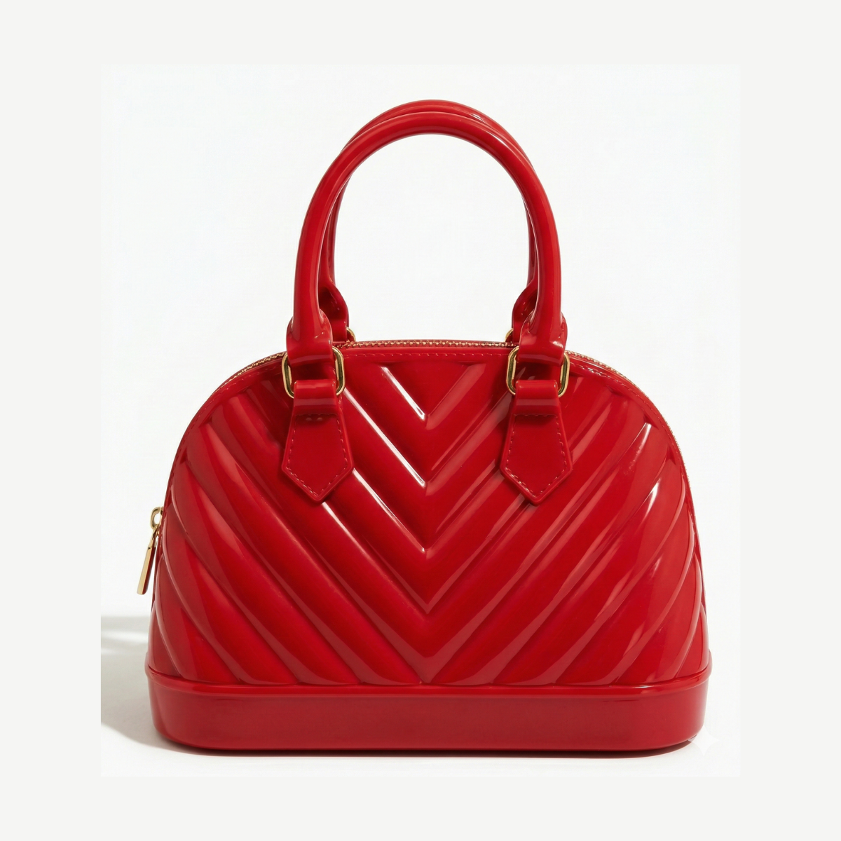 Mini Hand Bag in Red