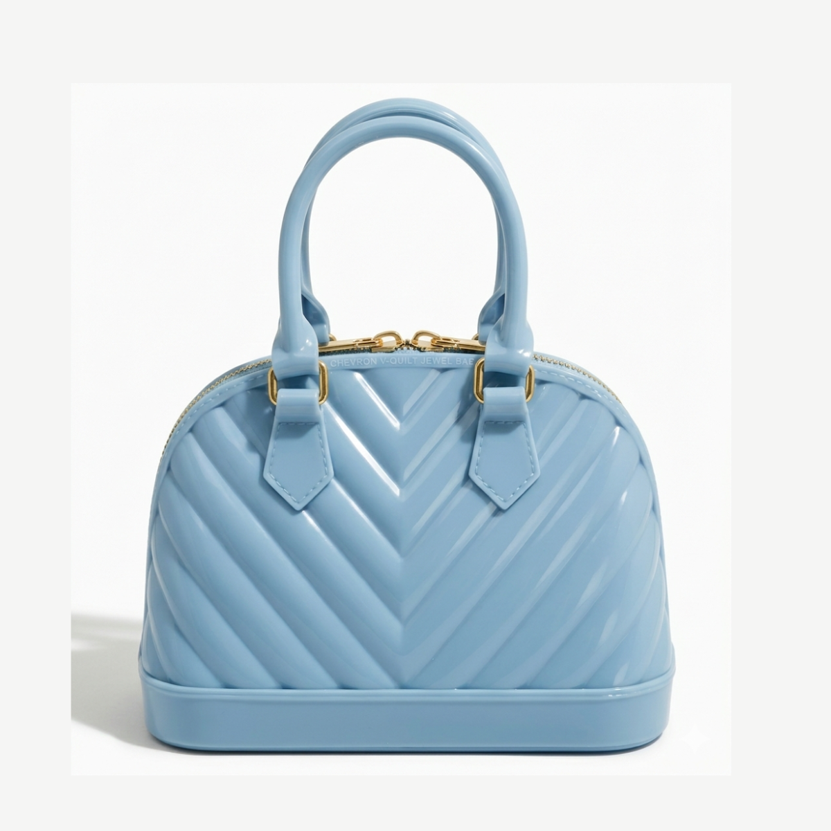 Mini Hand Bag in Blue