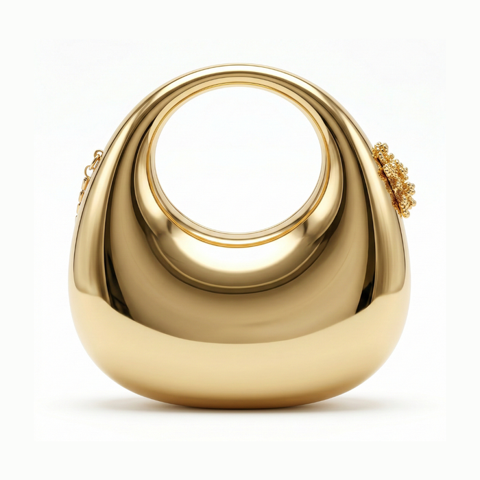 Metal Mini bag in Gold