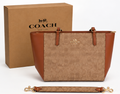 Coach tote double color