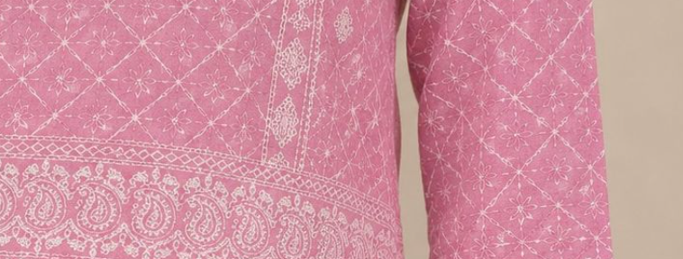 Pink Short Kurta