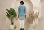 Blue Short Kurta