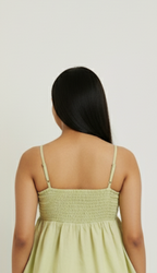 Teal Green Crop Top