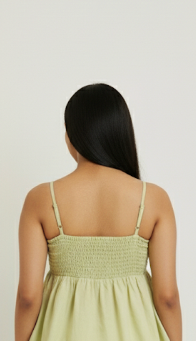 Teal Green Crop Top