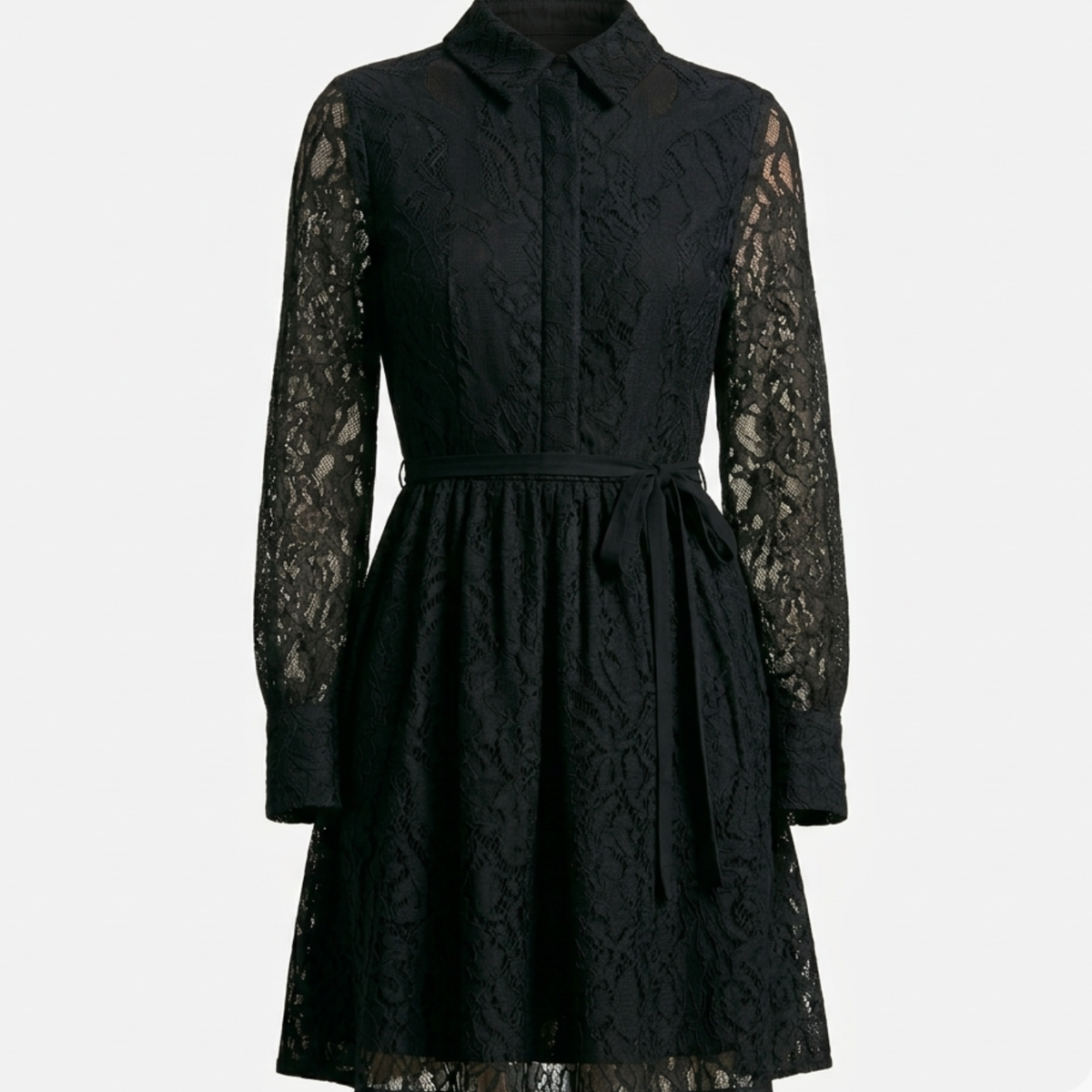Elegant Black Lace Dress