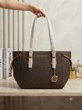 Michael Kors Monogram Pattern Tote Bag (Brown)