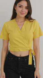 Yellow Crop Top