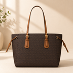 Michael Kors Voyager Signature Tote Bag – Brown