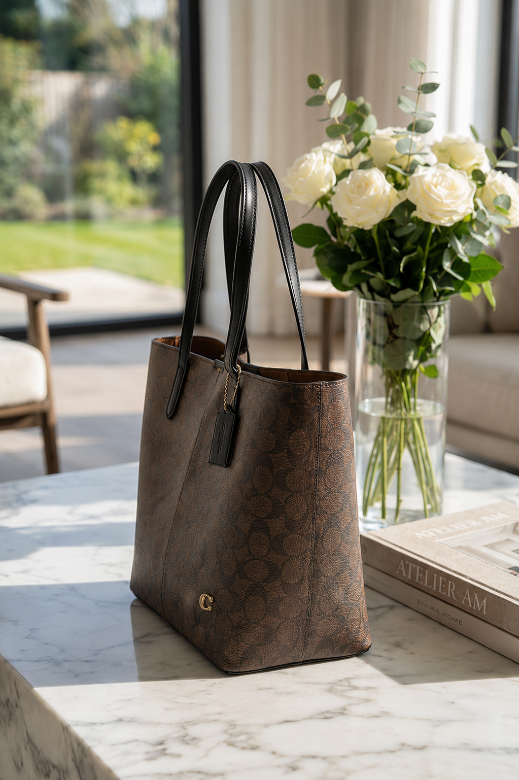 Coach City Tote Bag in Signature Canvas – Brown