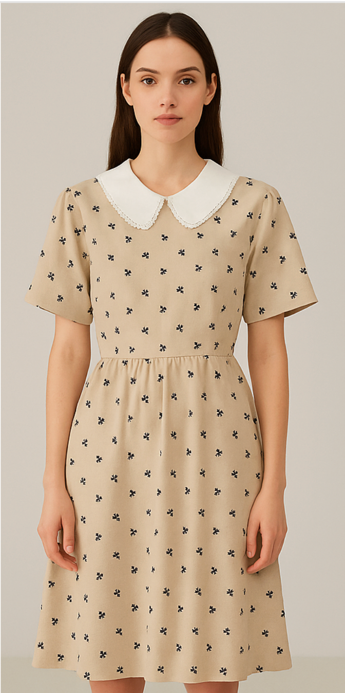 England retro style collar dress