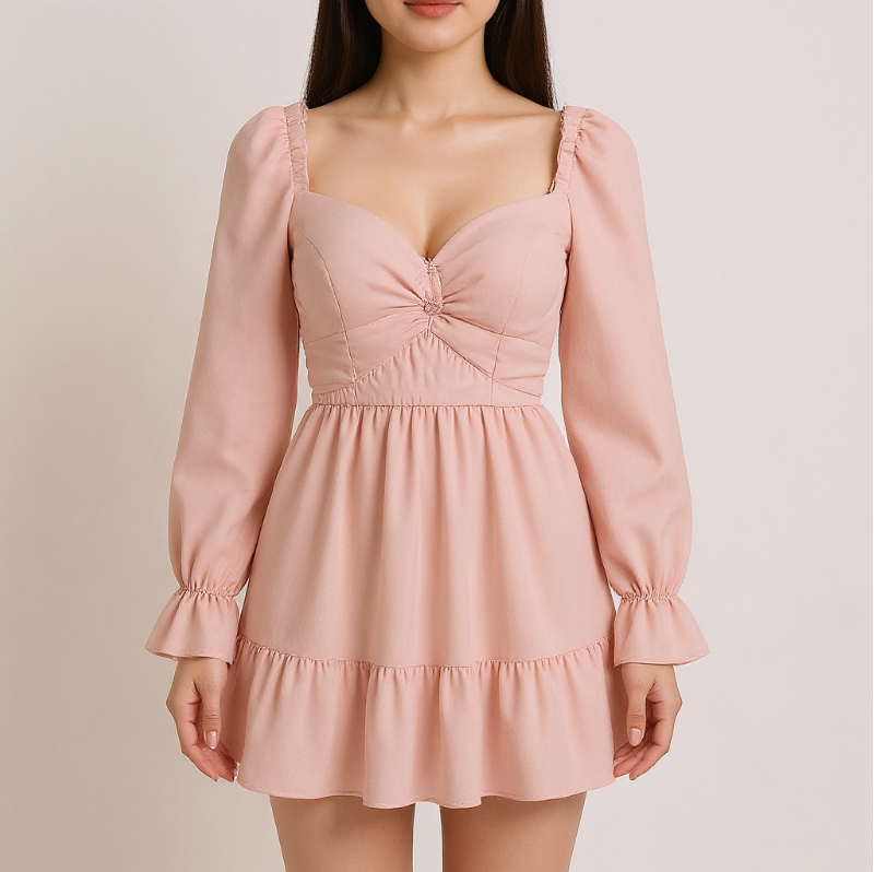 pink short Dress