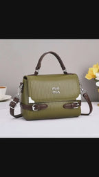 min min premium leather sling bag